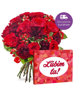 Horúci pocit + Merci - TvojeKvety.sk